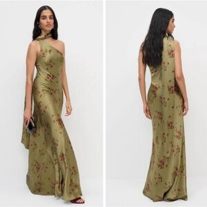 Reformation Jazzlyn Silk Dress in Desi Size 6